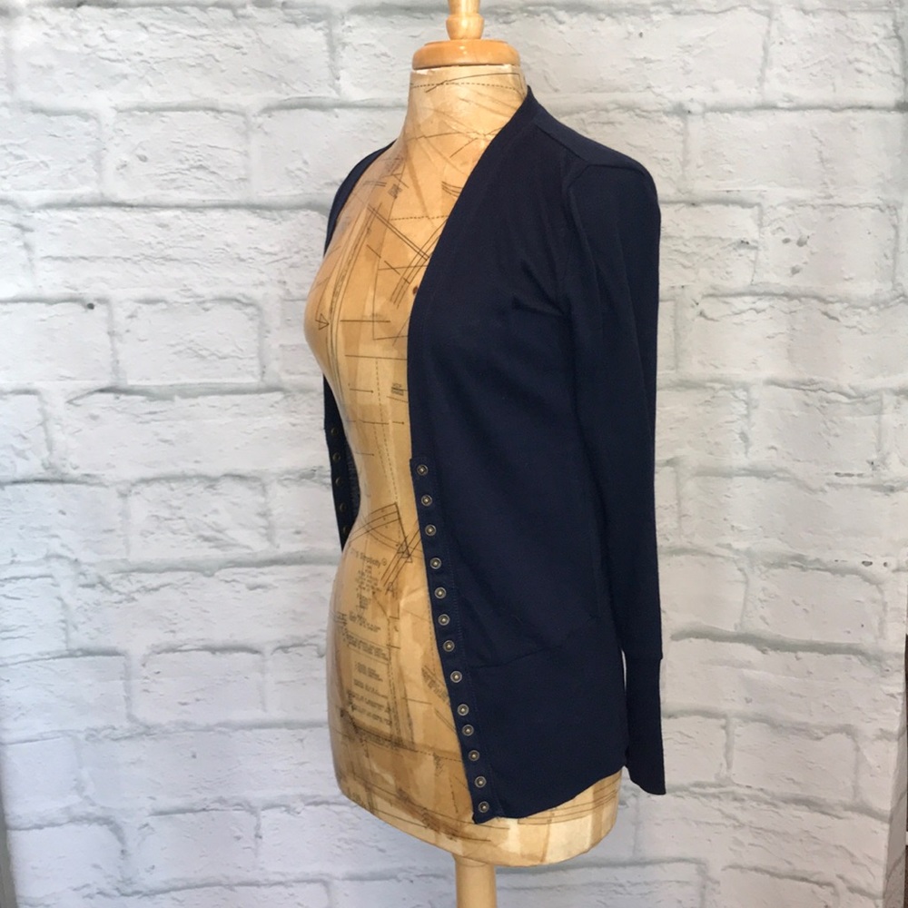 Navy cardigan